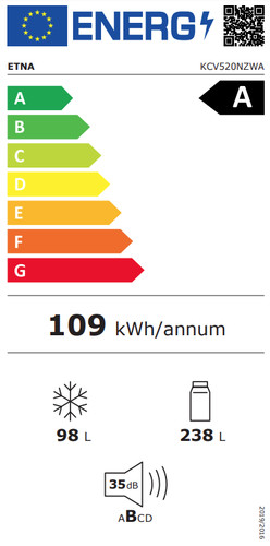 ETNA KCV520NZWA energielabel