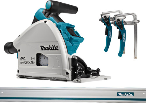 Makita DSP600ZJ (zonder accu) + Makita Geleiderail 1500 mm Main Image