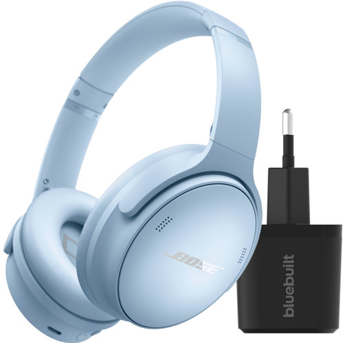 Bose QuietComfort Casque Audio Bleu Limited Edition + Chargeur Main Image