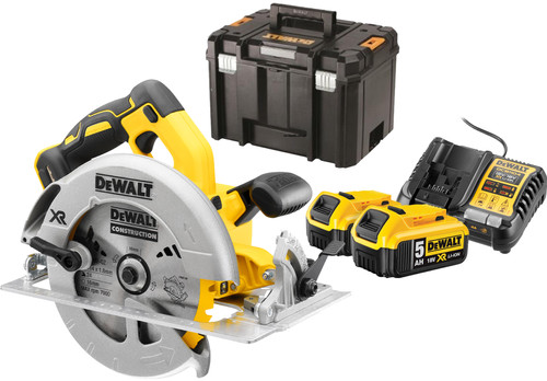 DeWalt DCS572NT-XJ Batterie 5,0 Ah (2x) Kit de Démarrage Main Image