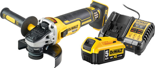 DeWalt DCG405NT-XJ Batterie 5,0 Ah Kit de Démarrage Main Image