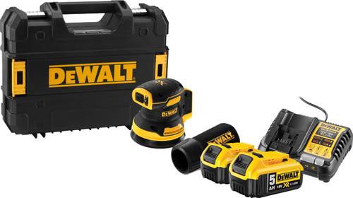 DeWalt DCW210NT-XJ Batterie 5,0 Ah (2x) Kit de Démarrage Main Image