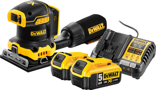 DeWalt DCW200NT-XJ Batterie 5,0 Ah (2x) Kit de Démarrage Main Image