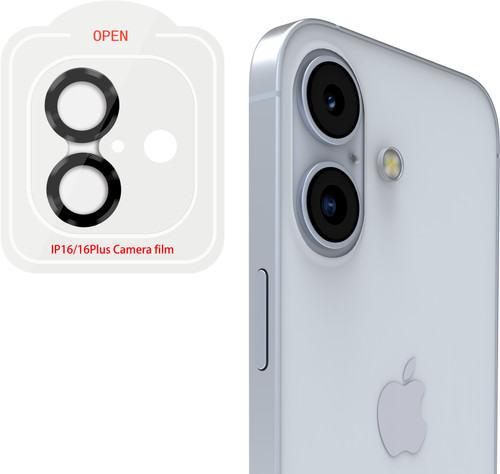 BlueBuilt Apple iPhone 16/16 Plus Camera Lens Protector Aluminum Main Image