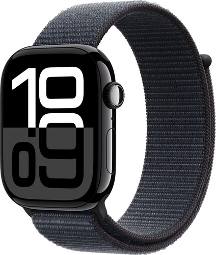 Apple Watch Series 10 46 mm Noir Boucle Sport Main Image