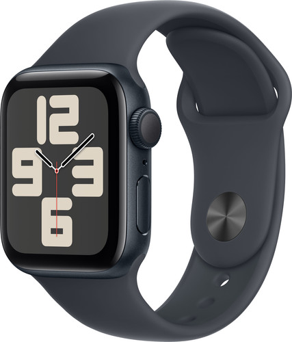 Apple Watch SE 2024 40mm Midnight Sport Band M/L Main Image