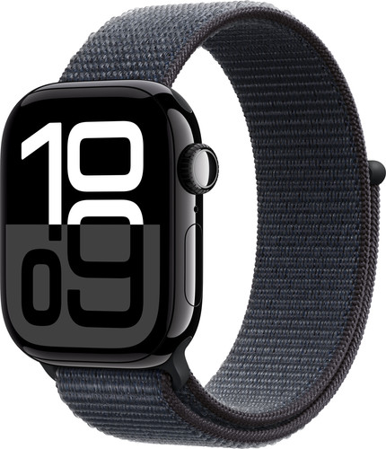 Apple Watch Series 10 42mm Black Sport Watch Strap Main Image