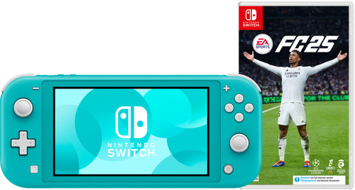 Nintendo Switch Lite Turquoise + EA Sports FC 25 Main Image