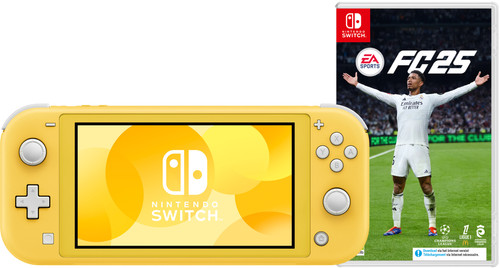 Nintendo Switch Lite Geel + EA Sports FC 25 Main Image