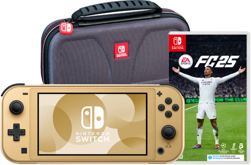 Nintendo Switch Lite Zelda Edition + EA Sports FC 25 + Beschermtas Main Image