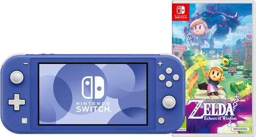 Nintendo Switch Lite Blauw + Zelda: Echoes of Wisdom Main Image