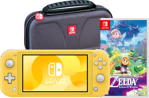 Nintendo Switch Lite Geel + Zelda: Echoes of Wisdom + Bigben Beschermtas Main Image