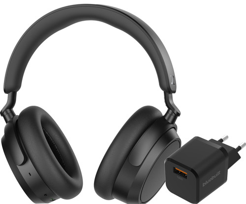 Sennheiser Accentum Plus Noir + BlueBuilt Quick Charge Chargeur avec Port USB-A 18 W Noir Main Image