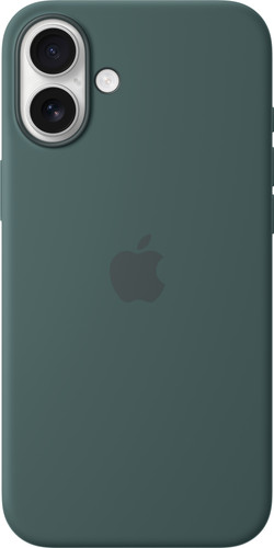 Apple iPhone 16 Plus Back Cover avec MagSafe Vert Lacustre Main Image