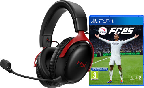 HyperX Cloud III Wireless Rood + EA Sports FC 25 PS4 Main Image