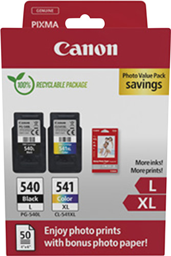 Canon PG540L x2/CL541 XL Cartouches Pack Combiné Main Image