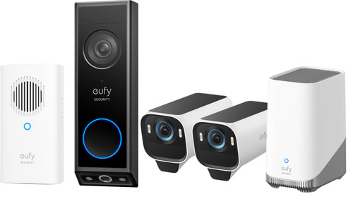 EufyCam S3 Pro Lot de 2 + Eufy Video Doorbell E340 + Chime Main Image