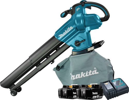 Makita DUB187Z 18v 5,0 Ah Accu (2x) Starterspakket Main Image