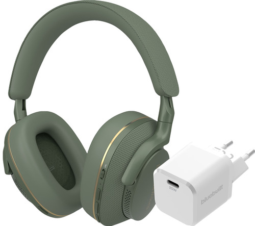 Bowers & Wilkins Px7 S2e Vert + BlueBuilt Power Delivery Chargeur avec Port USB-C 20 W Blanc Main Image