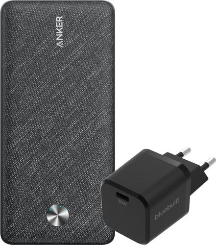 Anker Batterie Externe 20 000 mAh Quick Charge et Power Delivery Noir + Chargeur 30 W Noir Main Image