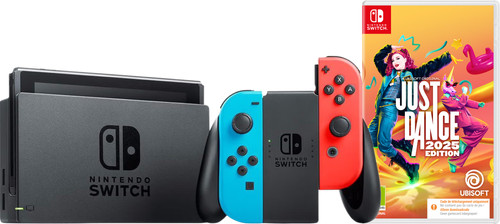 Nintendo Switch Rood/Blauw + Just Dance 2025 Main Image