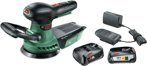 Bosch Advanced Orbit 18 Batterie 2,5 Ah (2x) Kit de Démarrage Main Image