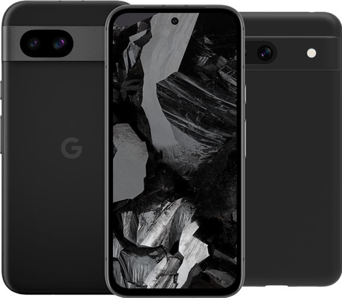 Google Pixel 8a 128 Go Noir 5G + BlueBuilt Back Cover Noir Main Image