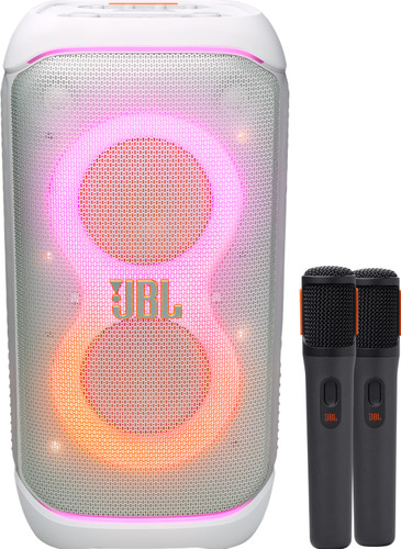 JBL Partybox 320 Blanc + Set de Microphone Sans Fil Main Image