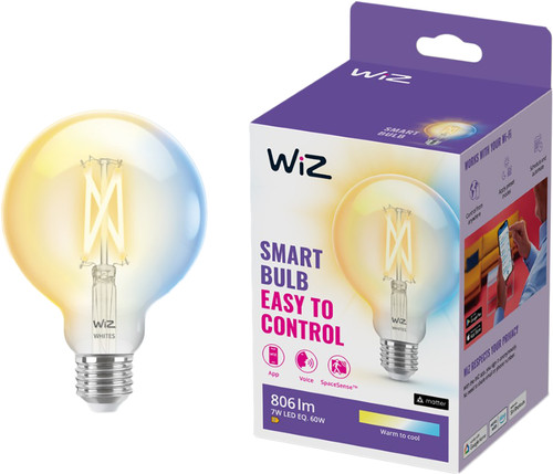 WiZ Globe Filament - Warm tot Koelwit Licht - E27 - Transparant Main Image