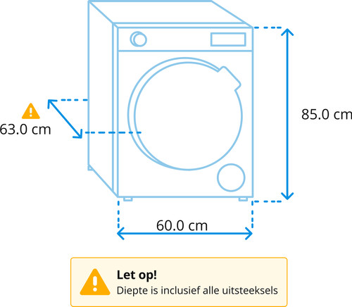 Samsung WD90DG5B15BH EcoBubble - 9/6 kg visual Coolblue 1