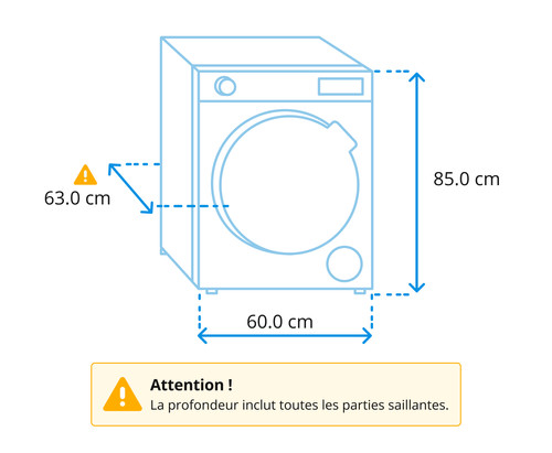 Samsung WD90DG5B15BH EcoBubble - 9/6 kg visuel Coolblue 1