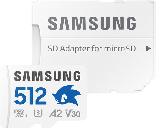 Samsung MicroSDXC PRO Plus 512GB Sonic the Hedgehog Main Image