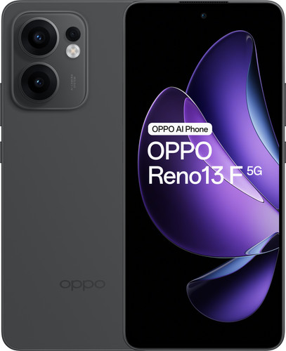 OPPO Reno 13 F 256GB Zwart 5G Main Image