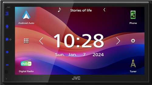 JVC KW-M595DBT Zwart Main Image