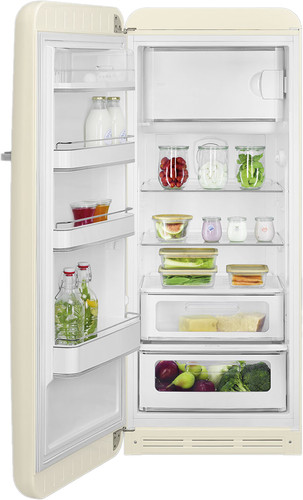 SMEG FAB28LCR6 binnenkant