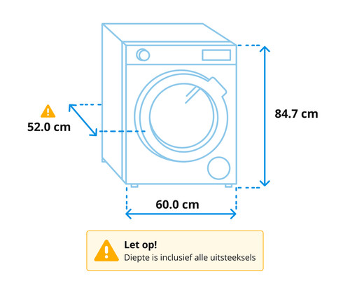 Beko B1W864BBBE SteamCure visual Coolblue 1