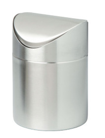 Eko Countertop Trash Can Stainless Steel 1 5 Liters Coolblue