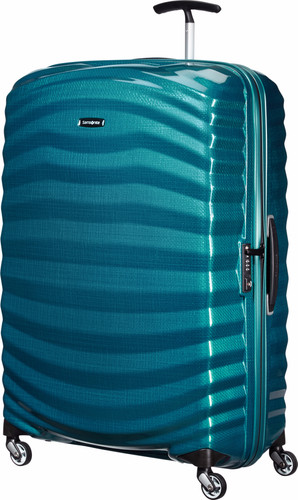 Samsonite Lite-Shock Valise à 4 Roulettes 81 cm Bleu Pétrole Main Image