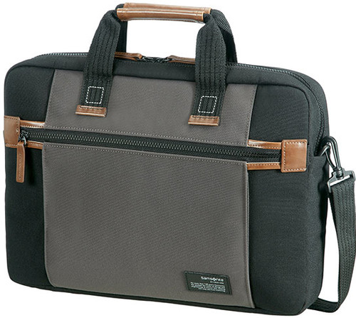 Samsonite Sideways Sacoche pour Ordinateur Portable 15,6'' Noir / Gris - Coolblue - avant 23:59 