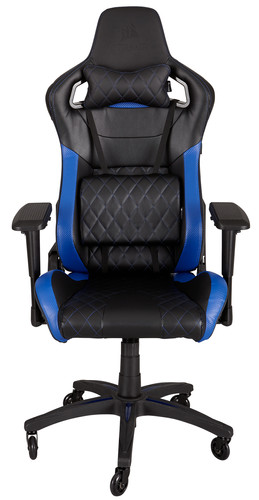  Corsair  T1  Race  Gaming  Chair  Zwart Blauw Coolblue 