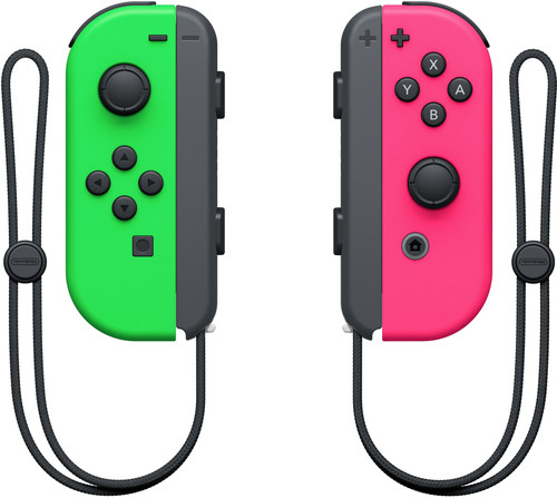 Nintendo Joy-Con set Splatoon Groen / Roze - Coolblue - Voor 23.59u, morgen in huis