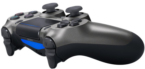 steel gray ps4 controller
