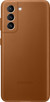 Samsung Galaxy S21 Back Cover Cuir Brun
