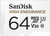 SanDisk MicroSDXC High Endurance 64 Go 40 Mo/s