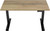 Euroseats Elektrisch Zit Sta Bureau 160 x 80 Zwart/Eiken
