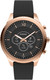 Fossil Gen 6 Hybrid Rose Gold/Black 41mm