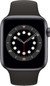 Apple Watch Series 6 44 mm Aluminium Gris Sidéral Bracelet Sport Noir