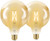 WiZ Ampoule à Filament Connectée Globe XL Lot de 2 - Lumière Blanche Chaude à Lumière Blanche Froide - E27
