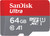 SanDisk MicroSDXC Ultra 64 Go