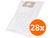 BlueBuilt Sacs d'Aspirateur pour Numatic (28 pièces)